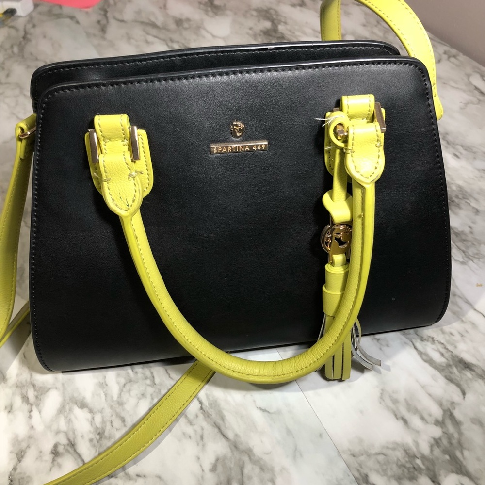 Spartina 449 lime & blue purse